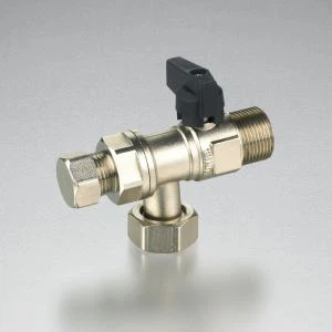 Lämmitin Systerm Tee Tyyppi Suodatin Brass Angle Ball Valve